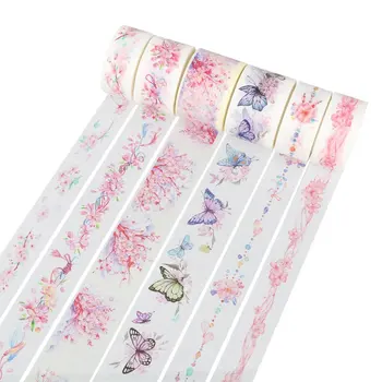 

Sakura Season Washi Tape DIY Decor Planners Scrapbooking Sticker Making Paper Decoration Tape Adhesive School Party Supplies