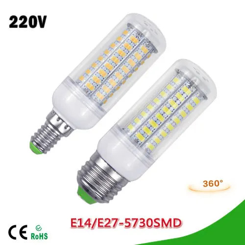 1Pcs Full NEW LED E27 E14 Corn Bulb Chip 15W 25W LED COB Bulb Lamp 220V