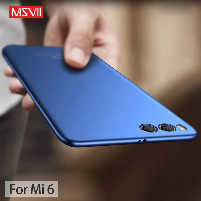 

MSVII Case For Xiaomi Mi6 Mi 6X Shockproof Cover For Mi A2 Full Protection Hard Frosted Slim Back Etui Coque Capas For Xiaomi