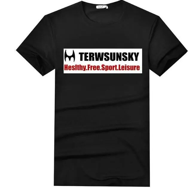 Горячая Распродажа Terwsunsky Лето Для мужчин тренажерный зал на свежем воздухе спортивные хлопковые футболки с короткими рукавами футболки TD066