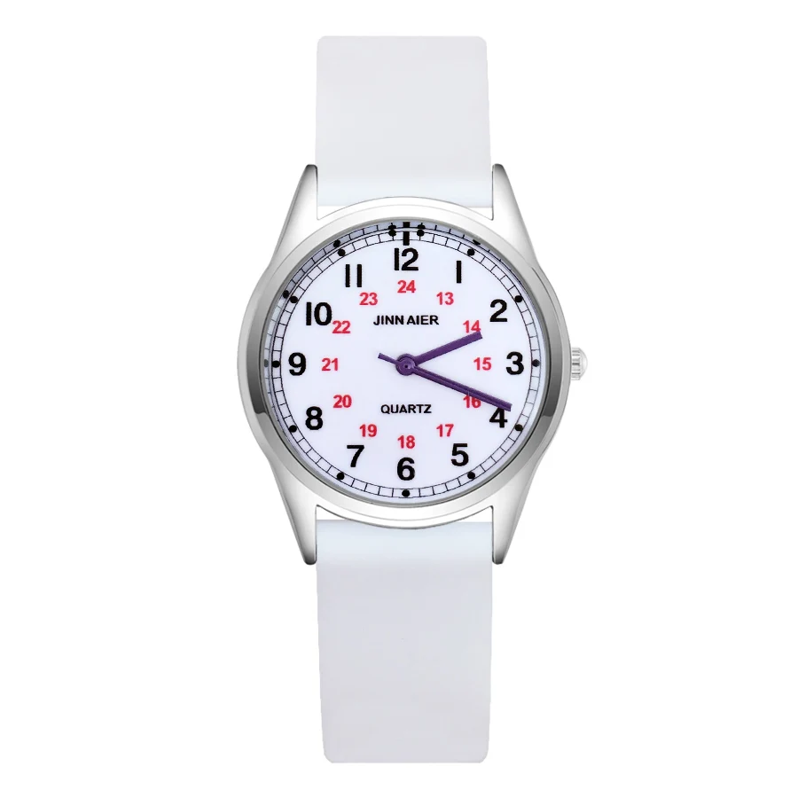 

Cartoon Arabic numerals style Children's Watches Women's Students girls Boys Quartz Soft Silicone strap Wrist Watch JC113