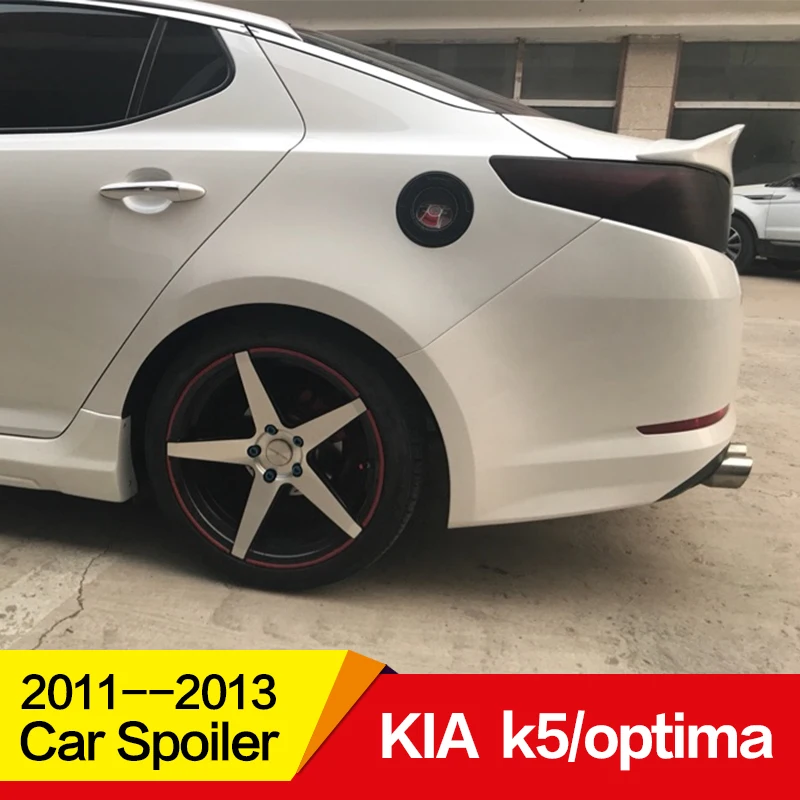 Используется для KIA k5/спойлер OPTIMA 2011 2012 2013 год FRP материал заднее крыло v стиль большой спойлер, аксессуары