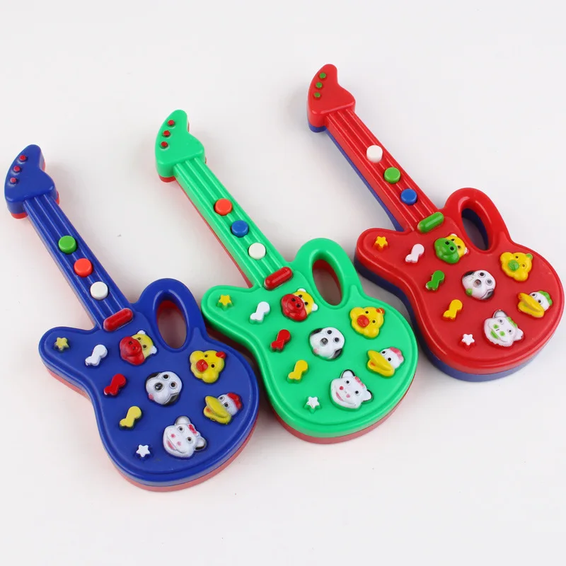2016New mini guitar music early childhood educational children electric