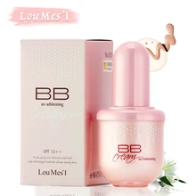 Loumesi hydrating bb cream makeup foundation concealer cream nude makeup natural perfect cover bb cc cream 45ml