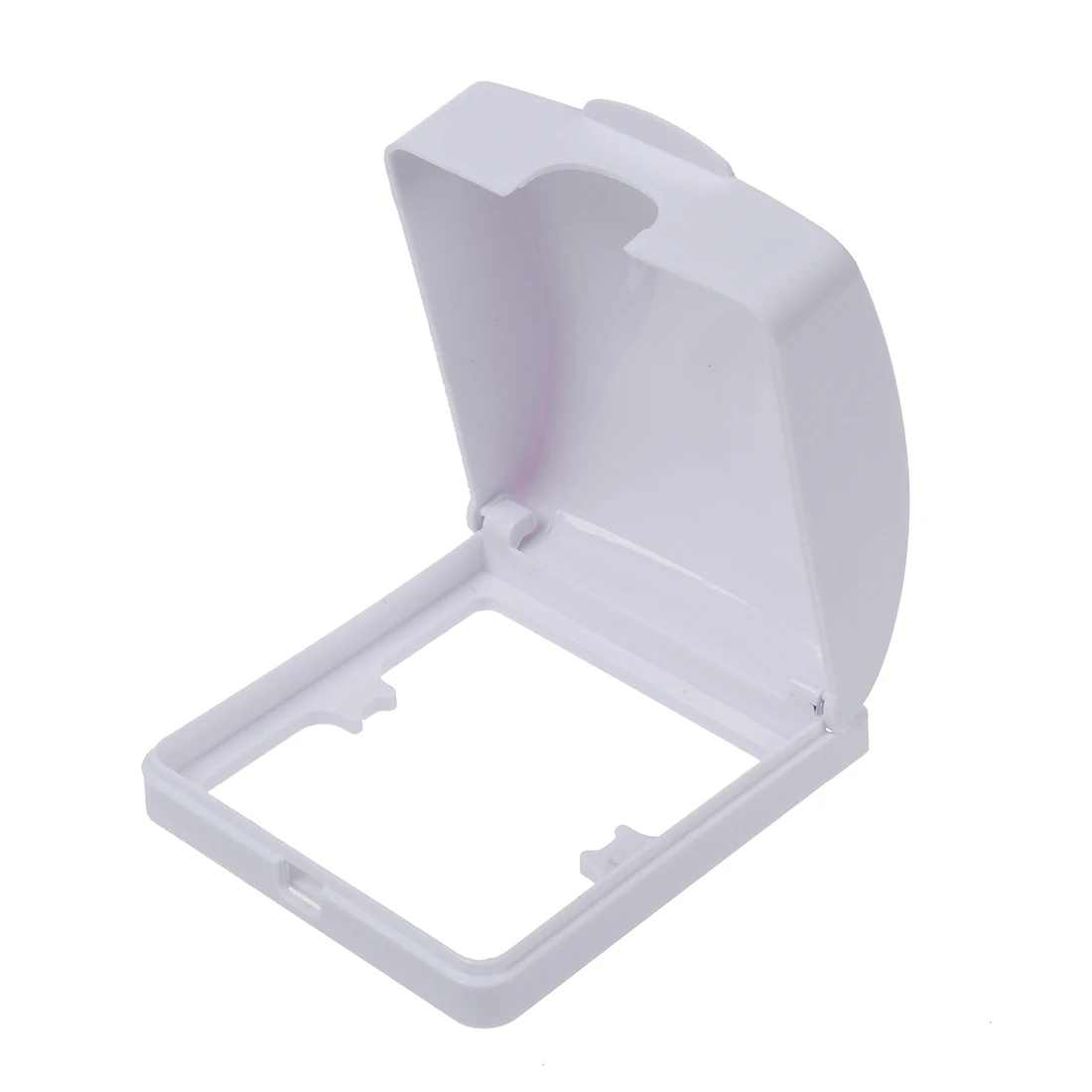 Bathroom Wall Switch Protector Flip Cap White Plastic Waterproof Coverin Switches from Lights