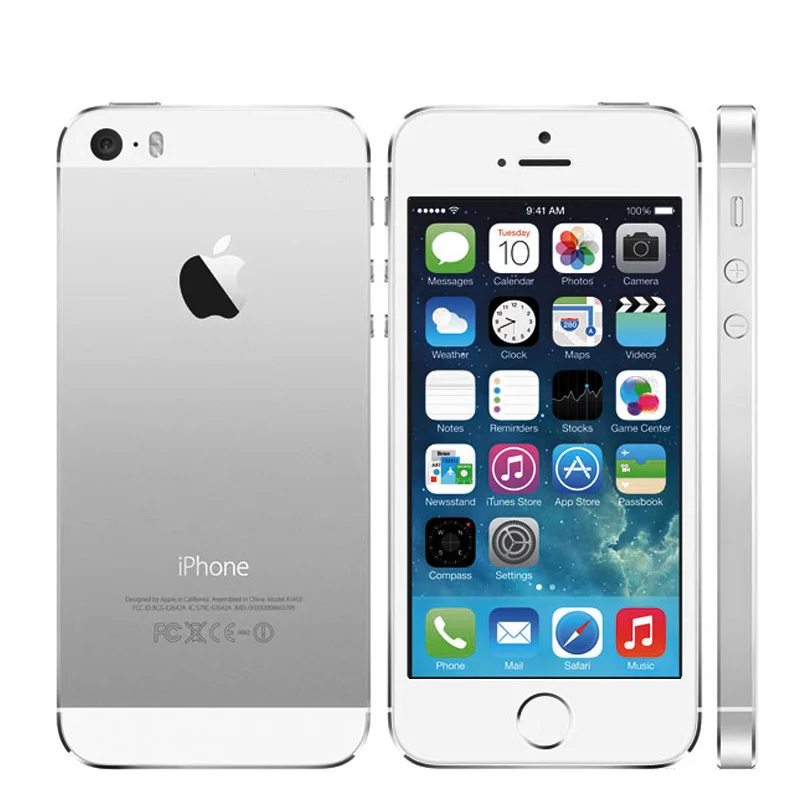 Продажа Оригинальный разблокированный Apple iphone 5s 16 Гб 32 Гб ПЗУ IOS iphone 5s белый черный Золотой font b gps b font GPRS A7 ips LTE сотовый телефон iphone 5s