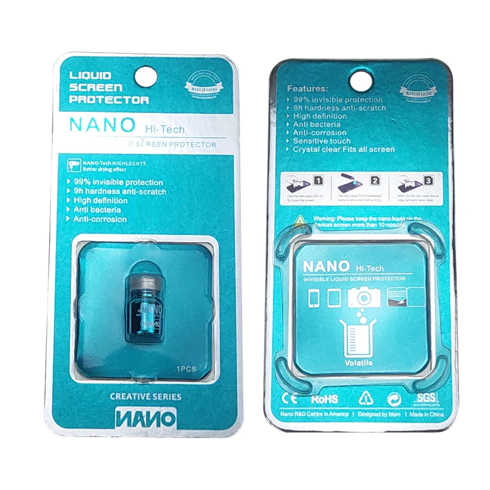 

Wellzly Nano liquid screen protector on all mobile phone screen nano technology on LCD Screens for iPhone redmi liguid B98