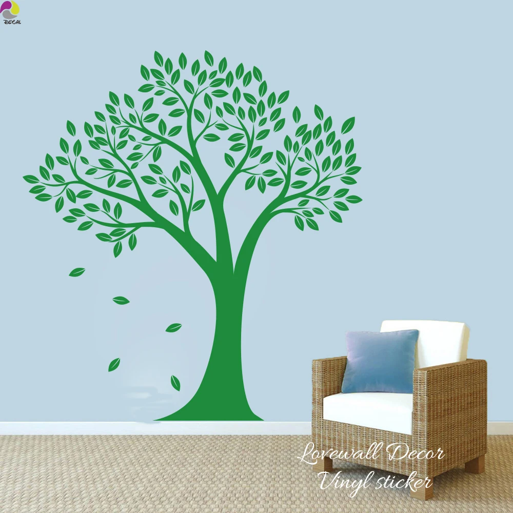 Kartun Pohon Besar Wall Sticker Bayi Nursery Ruang Tamu Besar Cabang