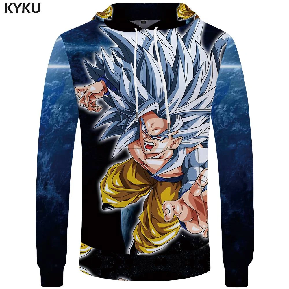 KYKU marca Dragon Z sudaderas Goku sudadera Anime hombres ropa 3d con capucha|3d hoodies|brand hoodiehoodie brand -