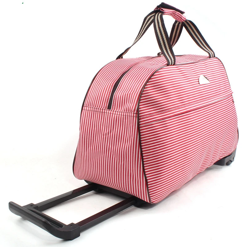 Женская водонепроницаемая Вместительная дорожная сумка, толстый стильный чемодан на колесиках, багаж на колесиках, женские и мужские дорожные сумки, чемодан с колесиками