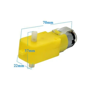 

THGS 10 Piece Smart Car Tt Motor Launch Smart Car Gear Motor For Arduino
