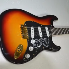 Shelly магазин заводской SRV 6 струн ST гитара белый пикап Винтажный Золотой тюнер электрогитара музыкальный инструмент магазин