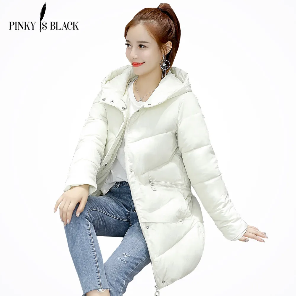 

PinkyIsBlack 2019 wadded jacket female new winter jacket women down cotton jacket long parkas ladies winter coat plus size S-3XL