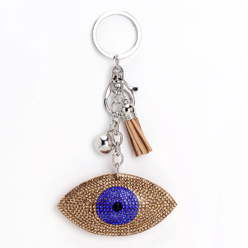 New Brand The devil's eyes Keychain Keyring Three dimensional Punk