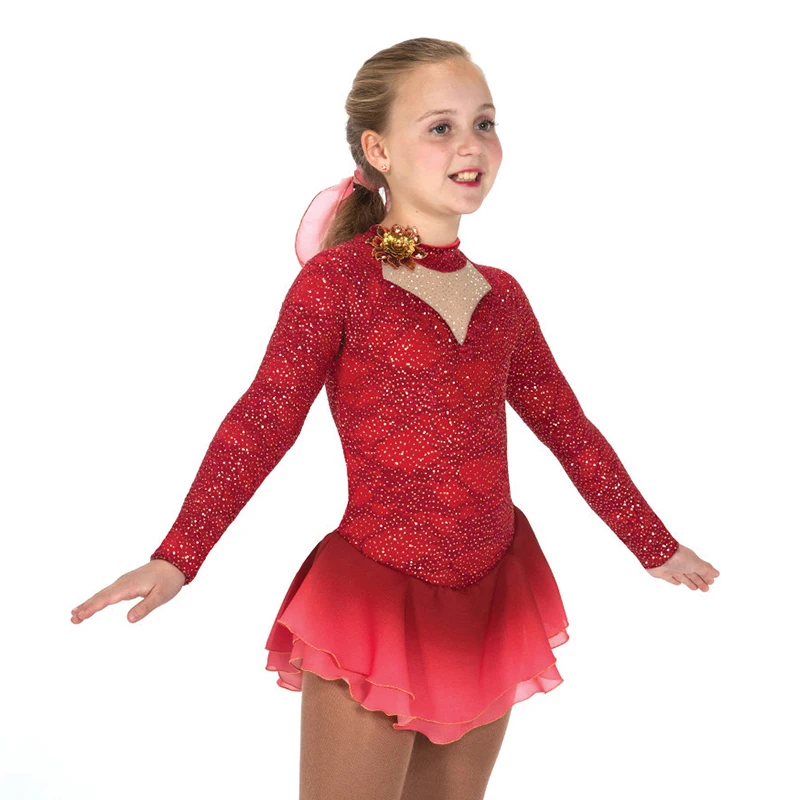 

Nasinaya Figure Skating Dress Customized Competition Ice Skating Skirt for Girl Women Kids Patinaje Gymnastics Performance 348