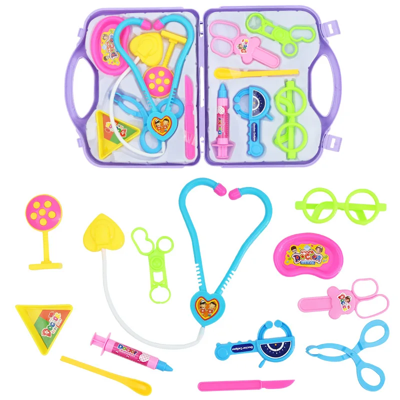 

Pretend Play Doctor Nurse Toy Set Portable Suitcase Medical Kit Kids Educational Role Play Classic Simulation Toys For Children