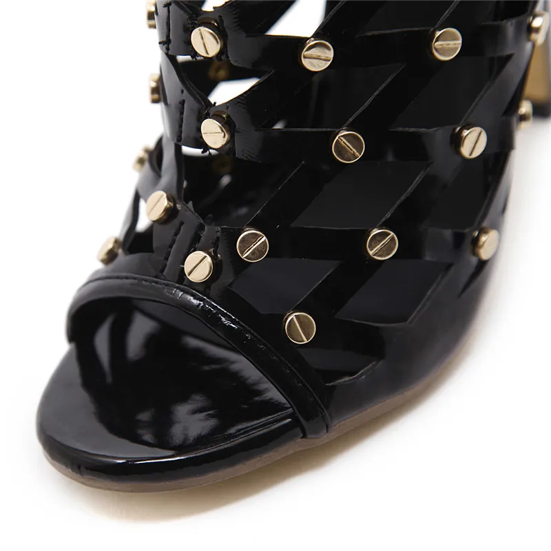 Г., женские летние туфли на высоком каблуке 12 см, новинка, Фетиш-стилеты пикантные черные туфли выше колена с открытым носком на тонком каблуке