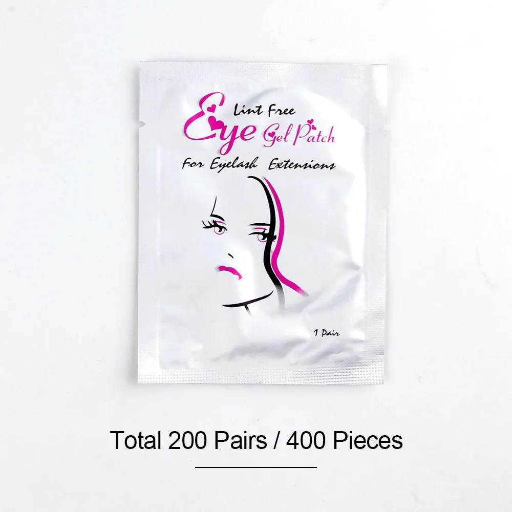 200 Pairs Girl 50/150/200 пар ресницы для наращивания, накладки для глаз подушки одноразовые патчи для ресниц под глаза советы, ненатуральные искусственные Стикеры косметические обертки - Длина: 200 Pairs Girl