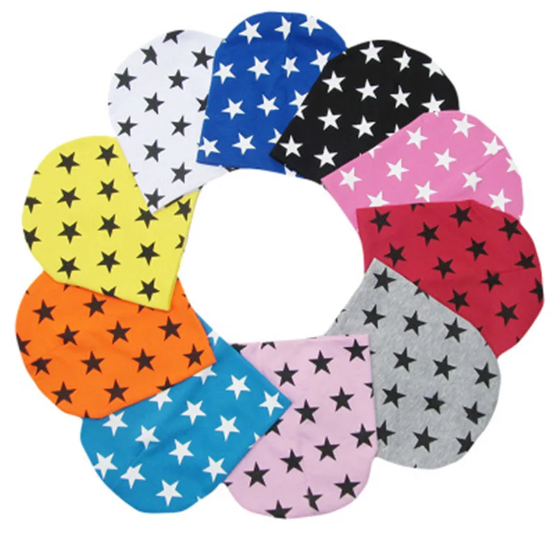 

Star Infant Baby Hat Crochet Girl Boy Cap Unisex Beanie Cotton Knitted Toddlers Children Hat Beanies Infant Accessories