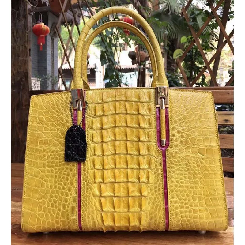 old crocodile handbags