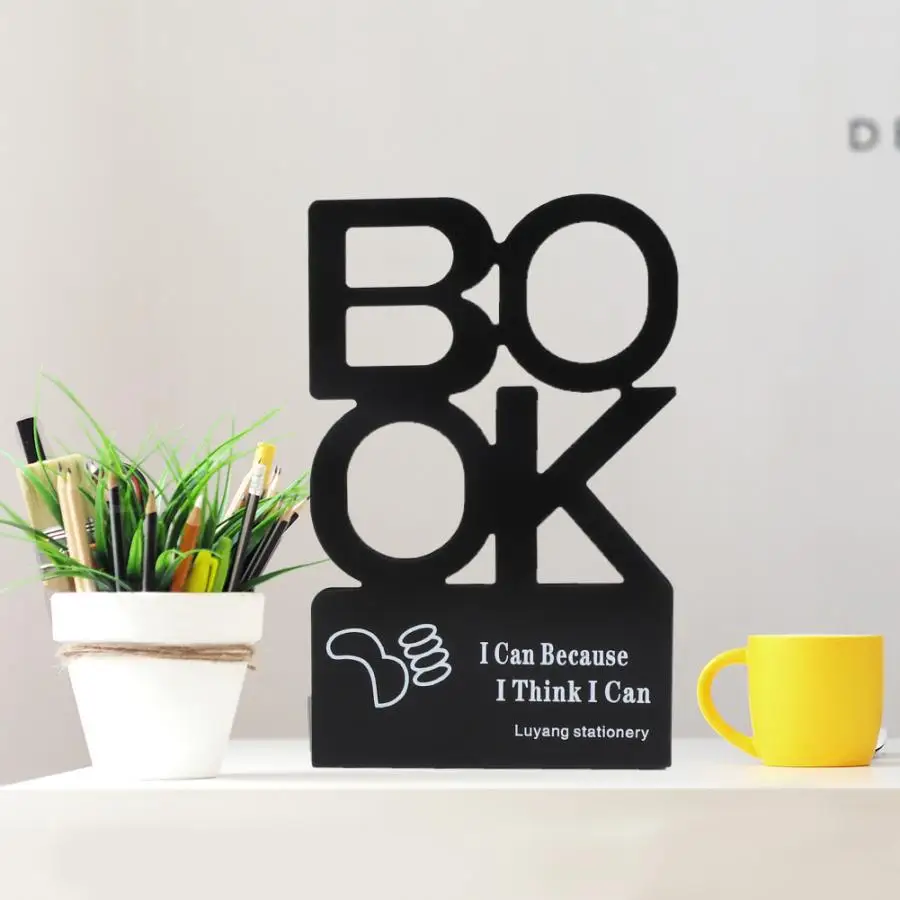 Для книг 1 пара книжных персонажей форма книжного стенда металлические книжные концы для школы домашний декор для стола