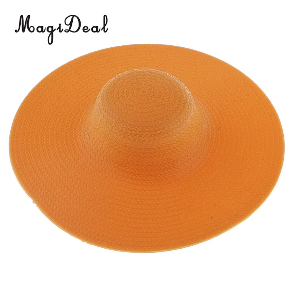 MagiDeal 6Pcs Plastic Clothes set for Doll Dress Up Bag Hat Shoes Beach Holiday Costumes Accs Kids Pretend Play Toys