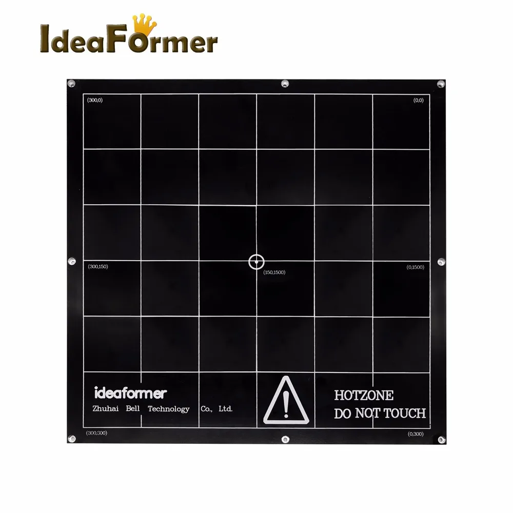 3D принтер 12 В/24 В алюминиевая пластина PCB для 329*329*3 мм Горячая кровать согласно стандарту MK2a Reprap