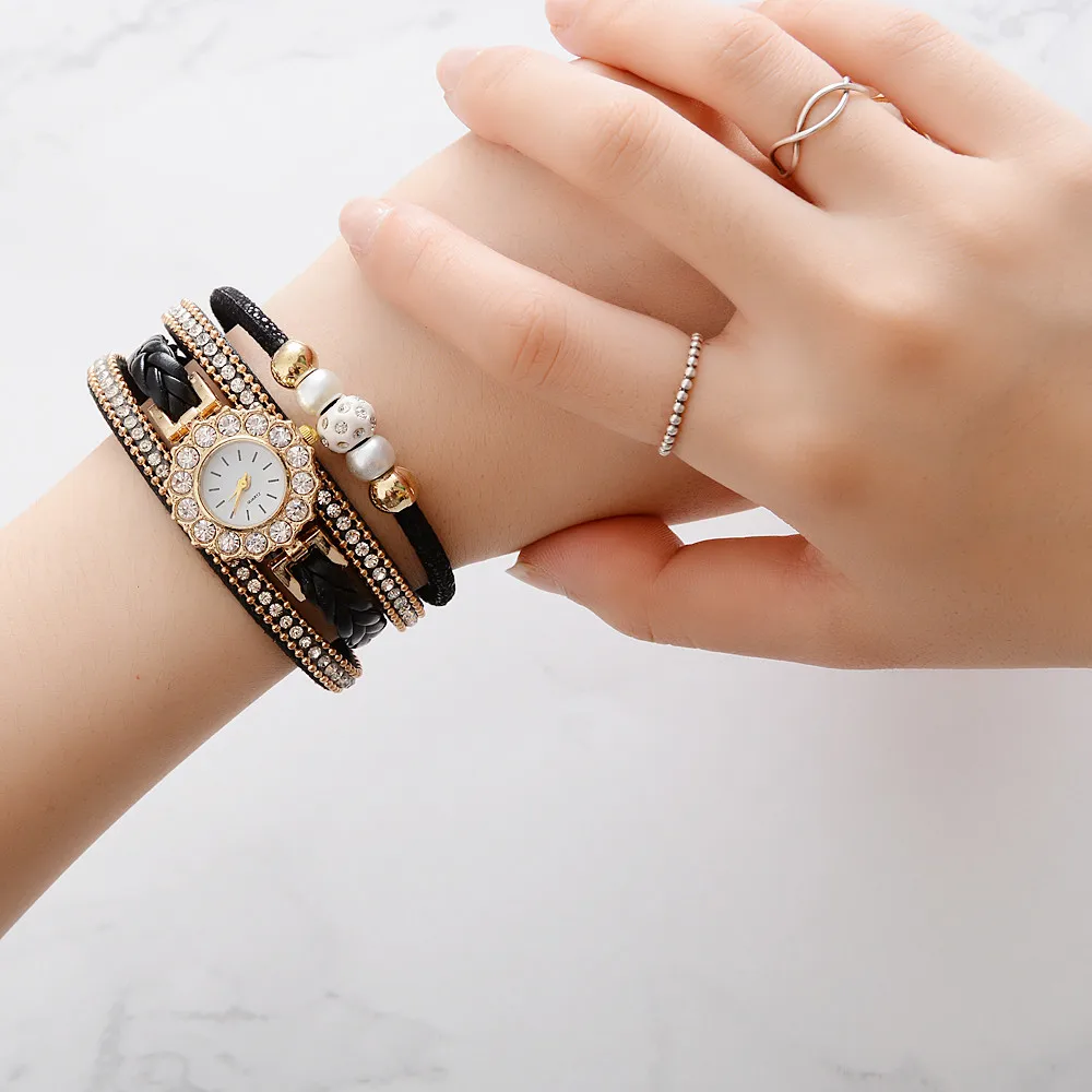 YOLAKO брендовые новые часы женские цветочные Популярные Кварцевые часы роскошные часы с браслетом для женщин наручные часы с драгоценными камнями bayan saat