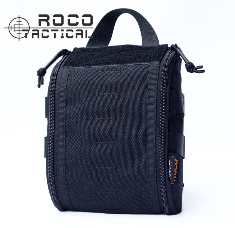 ROCOTACTICAL Открытый аварийный военный Медицинский Мешок Molle EMT Тактический медицинский пакет первой помощи сумка из Cordura 1000D нейлон