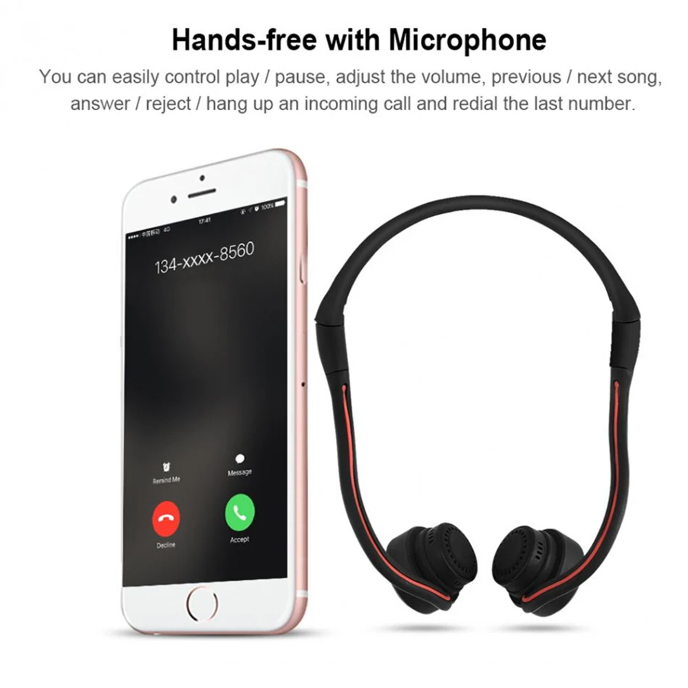 B2 Беспроводные наушники с костной проводимостью Bluetooth Спортивная