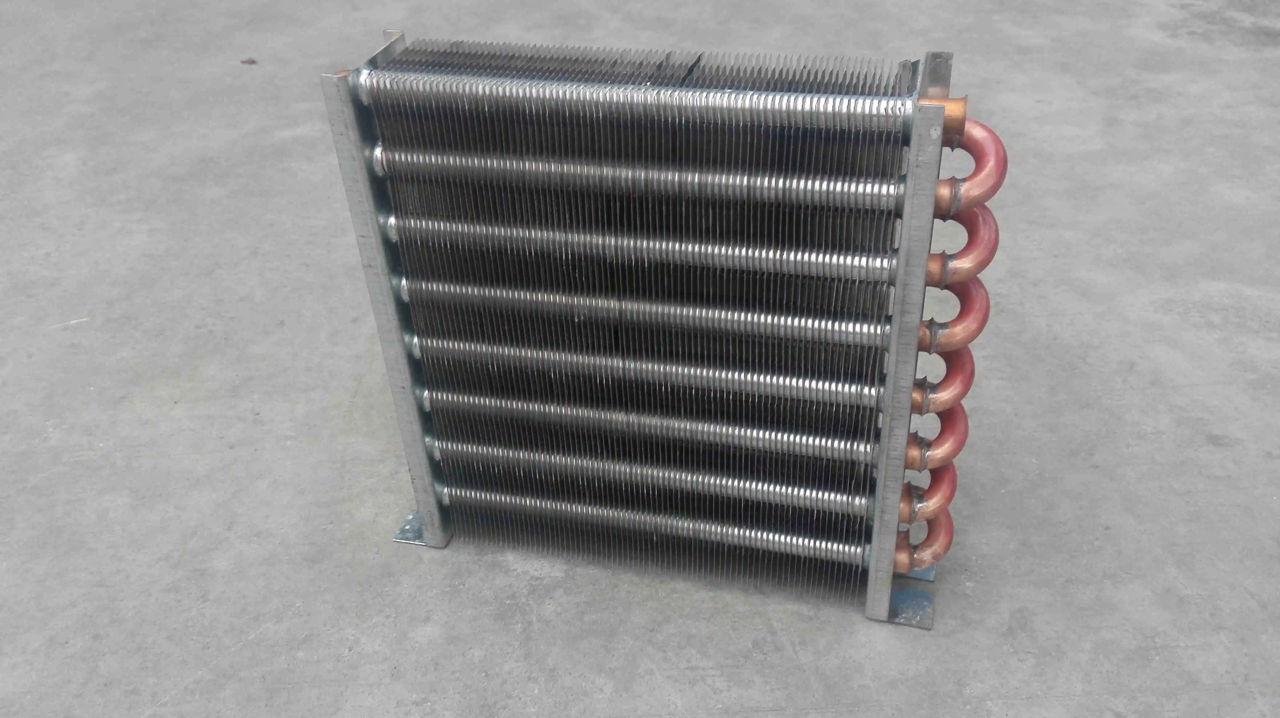 Air cooled Evaporator Condenser 625W 120x120mm 4 row 1/4" tube Copper/Aluminium 
