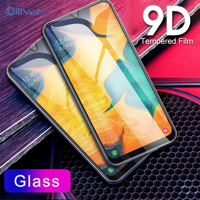 

9D Full Cover Tempered Glass For Samsung A10 M20 Toughened Screen Protector Protective Front Film For Samsung A60 A20 Film Case