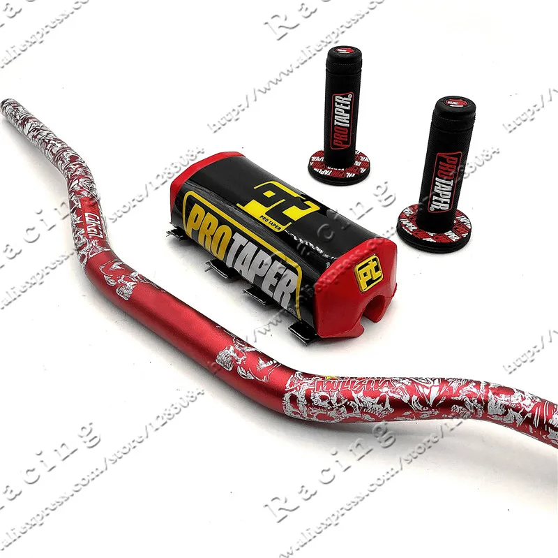 1 1/8" Handlebar with Bar Pads PRO handle Grips For KTM CRF KLX