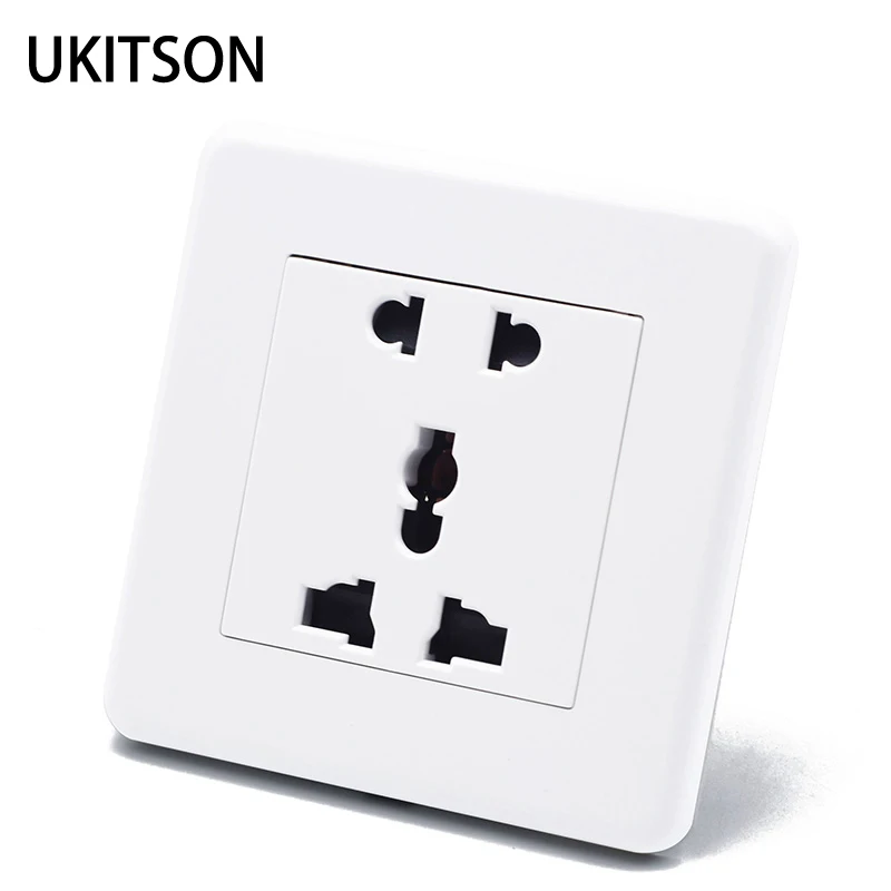 Worldwide Using 5 pins Electrical Plug Wall Panel 13A 250V Power Charging Faceplate Worldwide Using 5 pins Electrical Plug Wall Panel 13A 250V Power Charging Faceplate