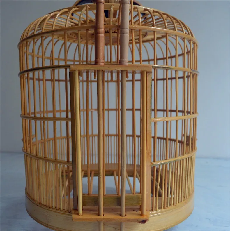 30 см 33 см 36 см бамбуковая клетка для птиц ручной работы с краской клетка из нержавеющей стали крючок один набор бамбуковая клетка для птиц