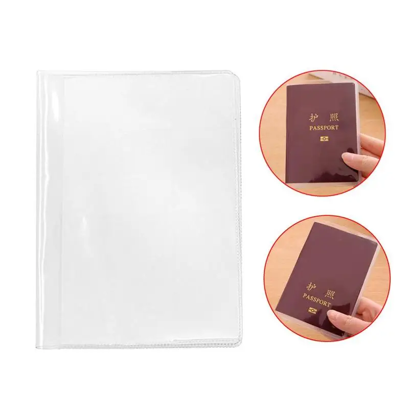 

Transparent Passport Cover Waterproof Document Bags Passport Protective Sleeve Travel Accessories