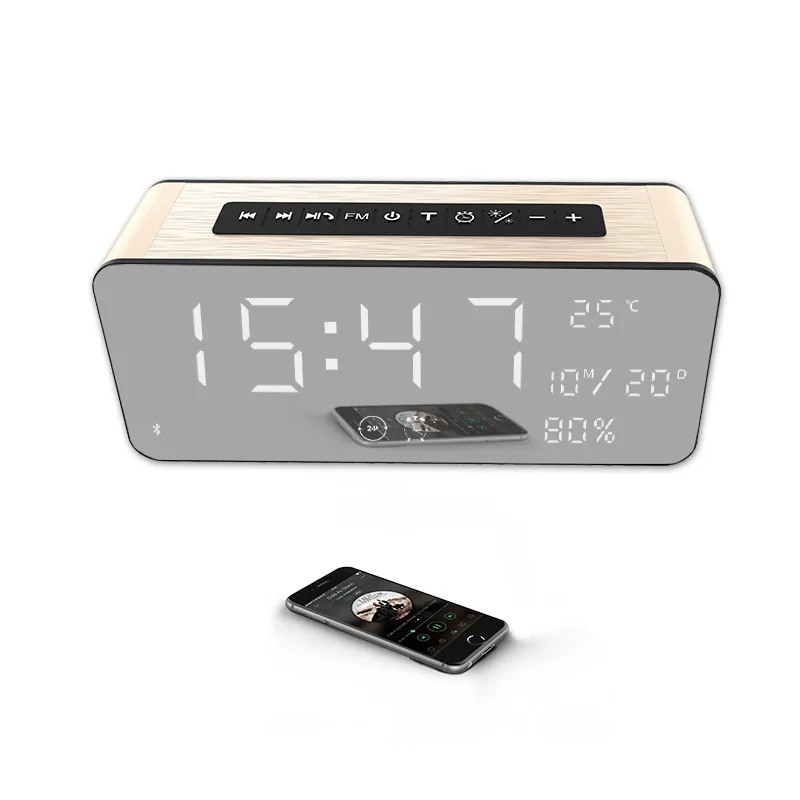 Sardine A10 Bluetooth динамик 5000 мАч Портативный будильник MP3 динамик s 52 мм рог большой звук стерео USB FM радио для вечерние