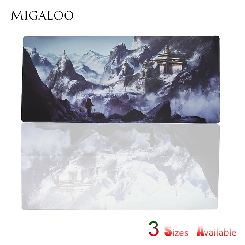 

Large Size Mouse Pad Snow Mountain Pattern Desk Mouse Mat Rubber Gaming Mousepad for LOL csgo overwatch DOTA2 Gamer 900x400mm