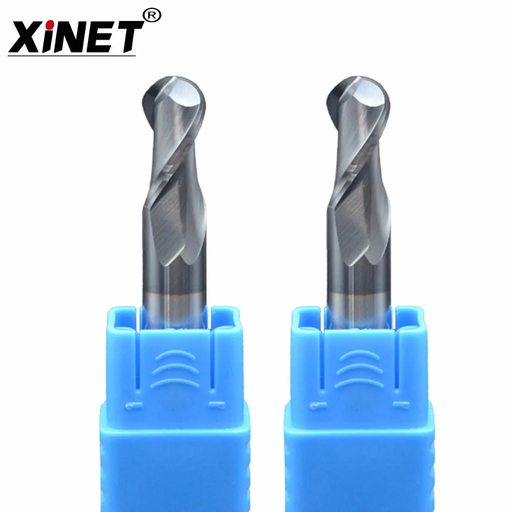 45hrc 2 Flute Ball Milling Cutter Spherical Tungsten Carbide Cutter