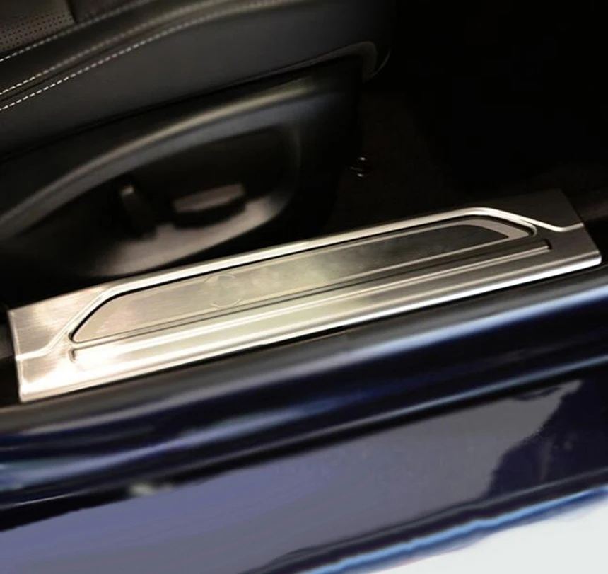 Добро пожаловать peddal порог порога Накладка защитная накладка наклейка для jaguar XE нержавеющая сталь аксессуары для интерьера