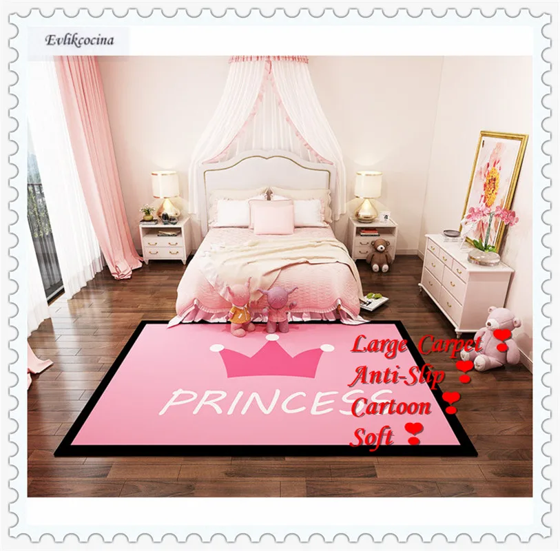 Розовая дорожка принцессы для дома напольный коврик для гостиной Carpete Para Sala спальня Tapete Para Sala Alfombra