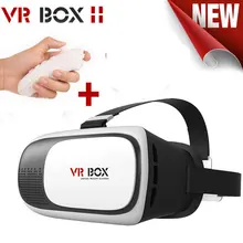 2016VR BOX 2.0 Version Google cardboard VR Virtual Reality 3D Glasses for 3.5″ – 6.0″ Smart Phone + bluetooth remote controller
