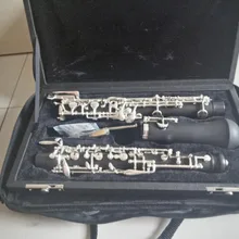 Профессиональный гобой С ключевым Мельхиор покрытием серебра с Reed перчатки чистки отвертка кожаный чехол сумка ремешок