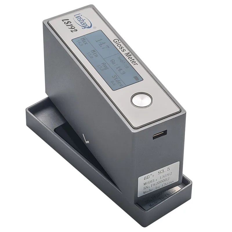 Surface Vancometer Tester 60 Degree Gloss Meter For Paints Coatings Inks Plastic Paper File Stone Metal LS192