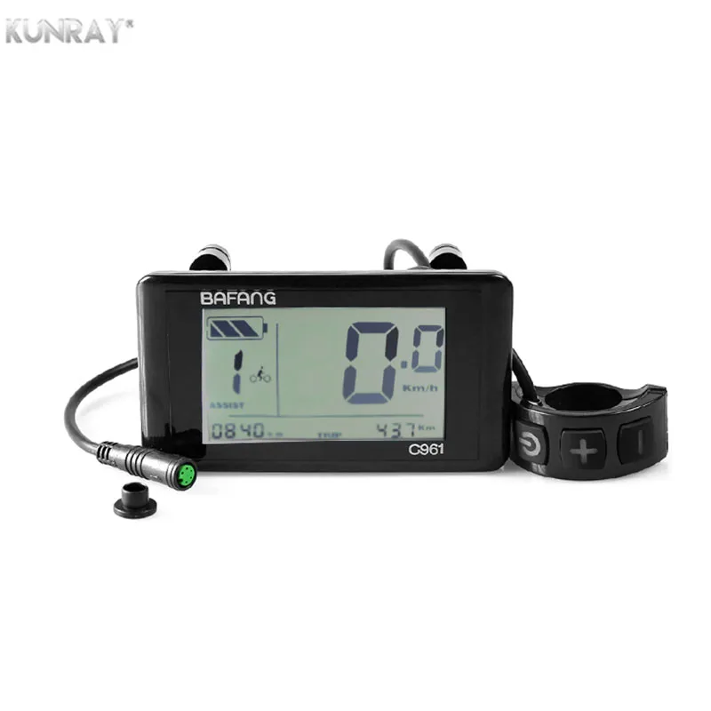 

Bafang Electric Bike C961 LCD Display 36V 48V 60V For BBS01B BBS02B BBSHD 8Fun Brushless Motor Kit Electric Scooter Accessories