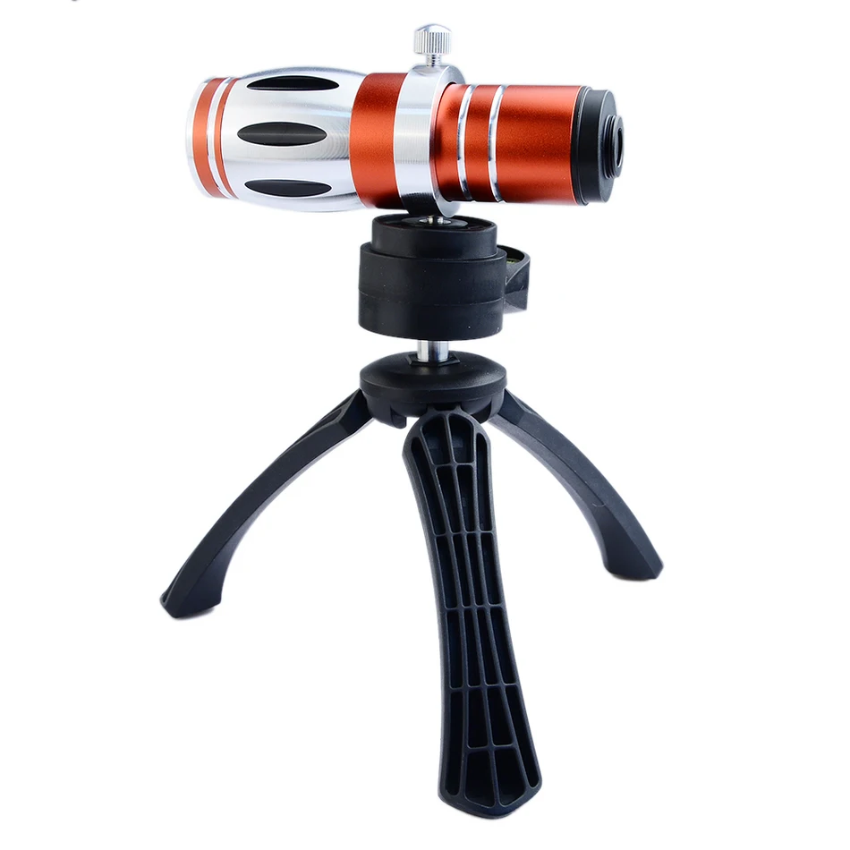 

3in1 Kits 17x High-end Optical Zoom Telephoto Telescope Lens For Samsung S7 S8 With Tripod Phone Cases Mobile Camera Lenses Kit