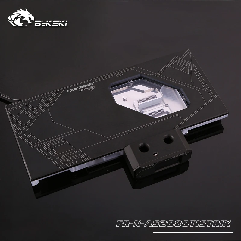 BYKSKI полное покрытие GPU водоблок для ASUS ROG STRIX-RTX2080TI-O11G-GAMING. P/N: FR-N-AS2080TISTRIX | Компьютеры