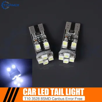

10x Car LED Canbus T10 W5W 8 SMD 1210 3528 LED No error Auto LED 194 168 Parking Wedge LED Light Bulb Lamp 8SMD White DC 12V