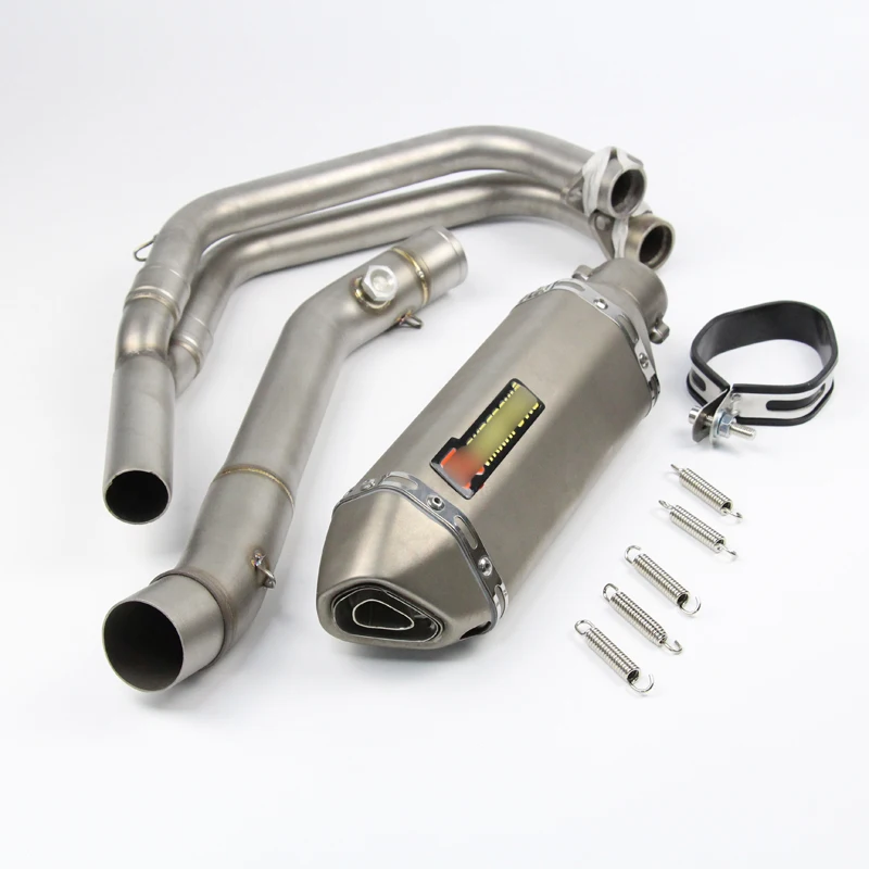 YZF R3 R25 мотоцикл Слип он выхлопной трубы может наконечник подключения системы для