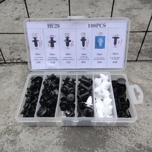 100 шт. автомобильные фиксаторы 6 размеров для Audi A5 A6 Bmw Toyota Honda|push pin